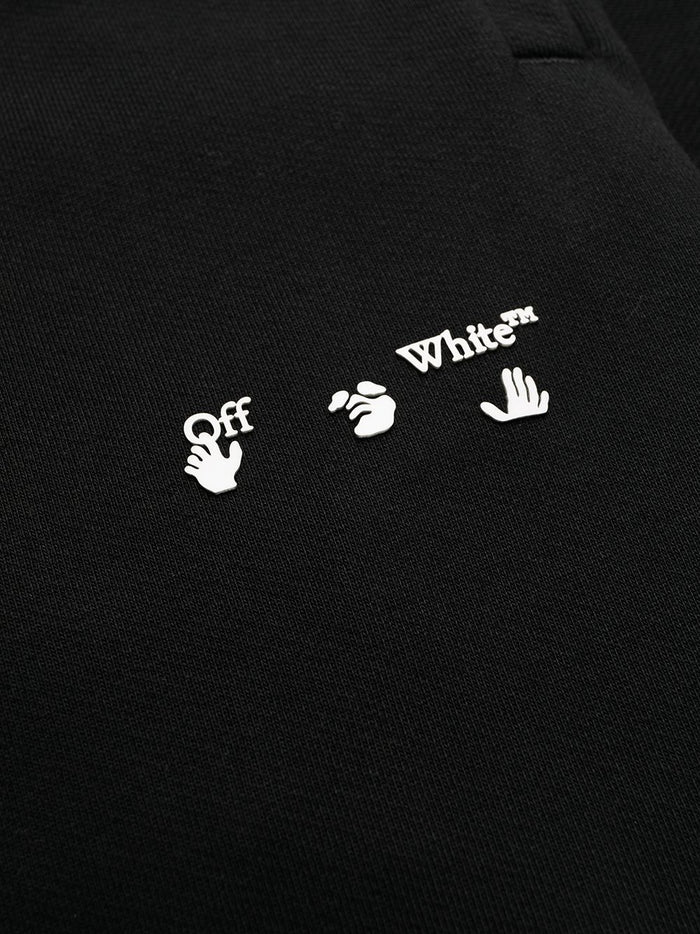 OFF-WHITE WOMEN Logo Track Pants Black - MAISONDEFASHION.COM