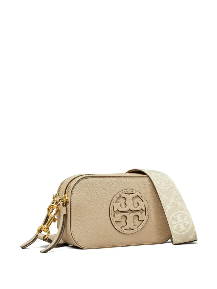 TORY BURCH WOMEN Miller Mini Crossbody Bag Fresh Clay - MAISONDEFASHION.COM