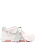 OFF-WHITE WOMEN Out Of Office Calf Leather Pink/Grey - MAISONDEFASHION.COM