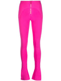 OFF-WHITE WOMEN Split Logo Leggings Rhodium Red - MAISONDEFASHION.COM