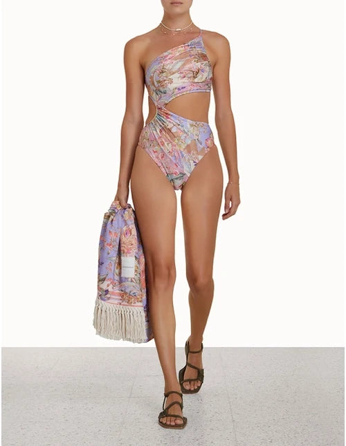 ZIMMERMANN  Cira Spliced 1PC Multicolour Spliced - MAISONDEFASHION.COM